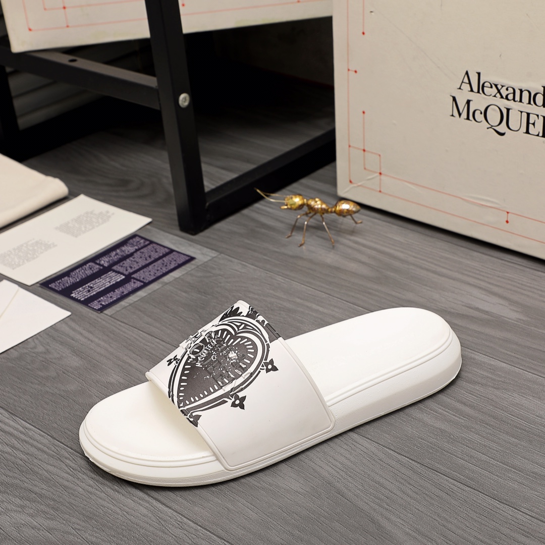 Alexander Mqueen Logo Slipper - EUR FASHION