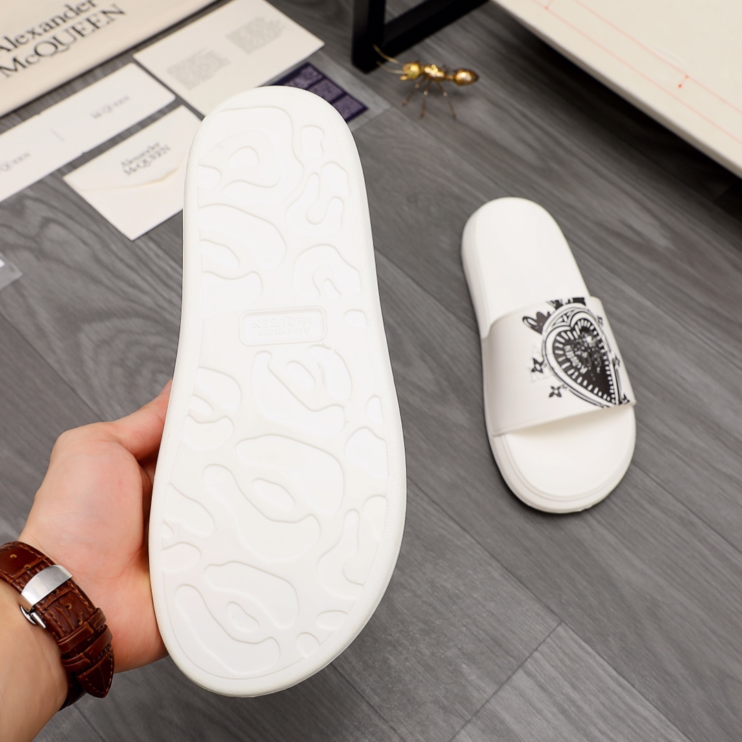 Alexander Mqueen Logo Slipper - EUR FASHION