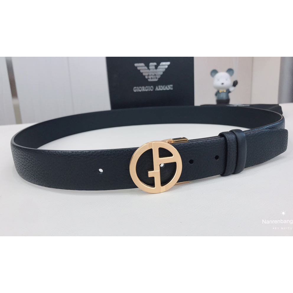 Armani Reversible Leather Belt  35mm - EUR FASHION