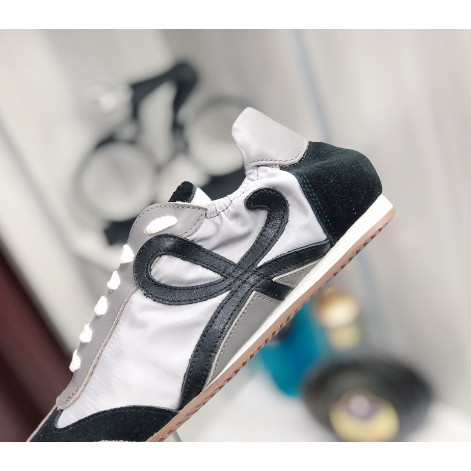 Loewe Ballet Runner In Nylon And Calfskin - EUR FASHION