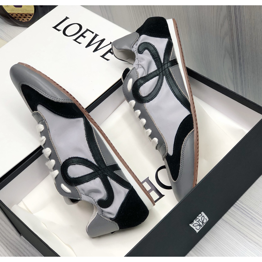 Loewe Ballet Runner In Nylon And Calfskin - EUR FASHION