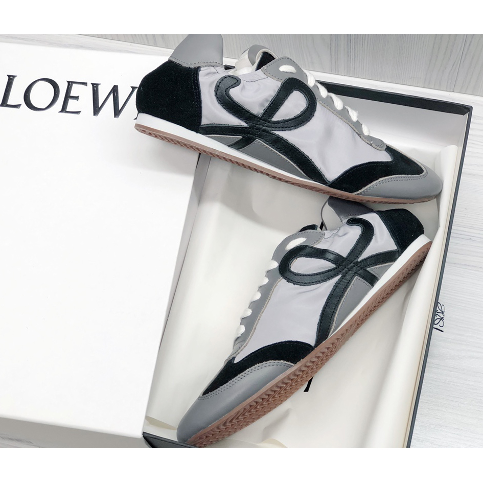Loewe Ballet Runner In Nylon And Calfskin - EUR FASHION