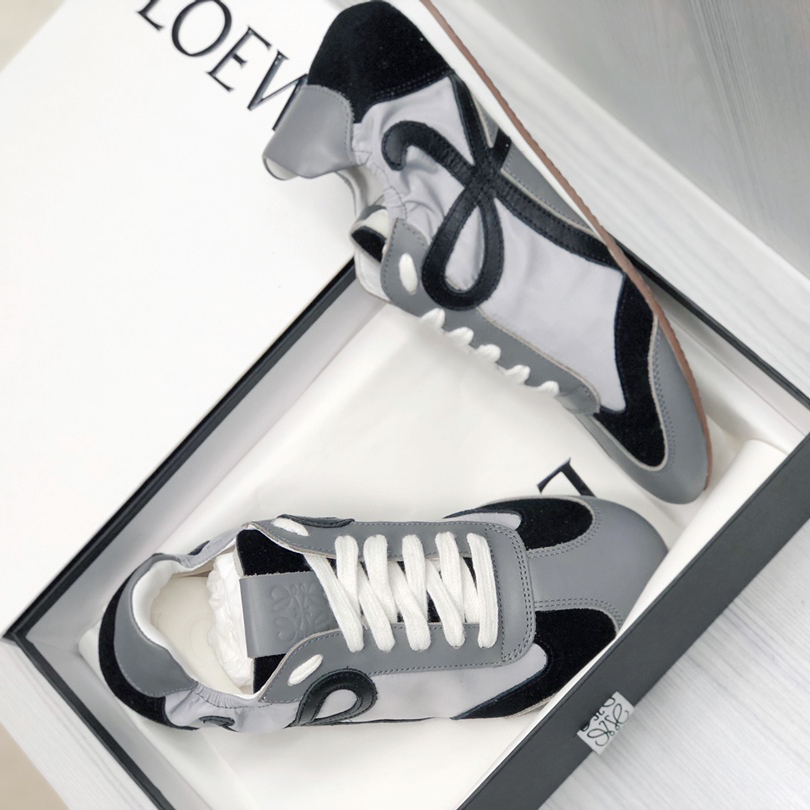 Loewe Ballet Runner In Nylon And Calfskin - EUR FASHION