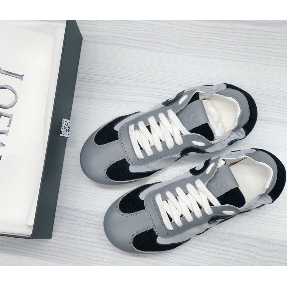 Loewe Ballet Runner In Nylon And Calfskin - EUR FASHION