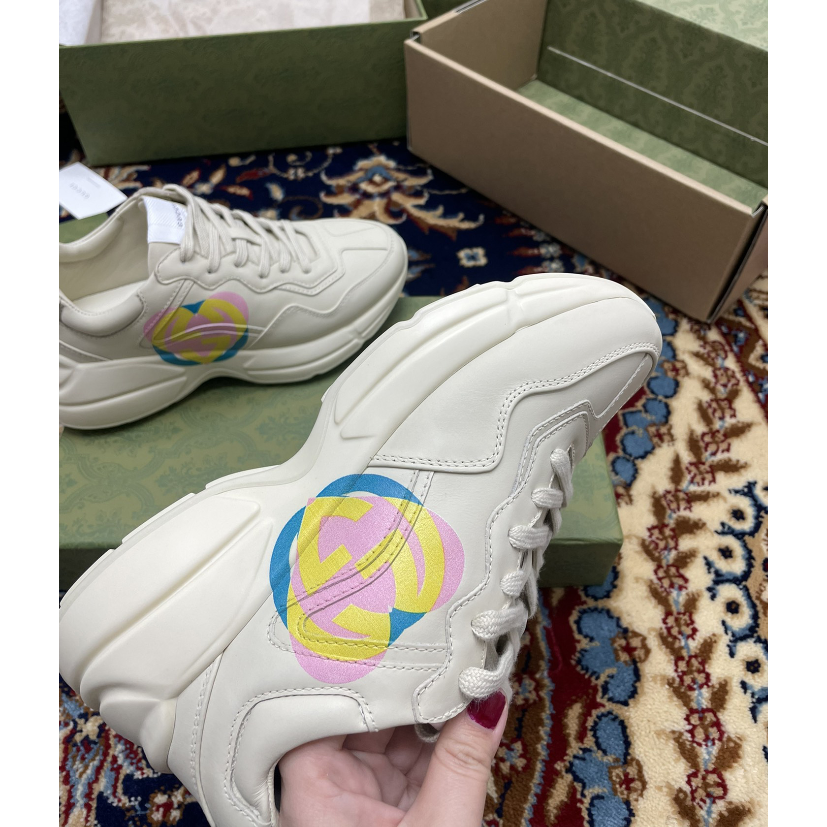 Gucci Women's Rhyton Sneakers - EUR FASHION