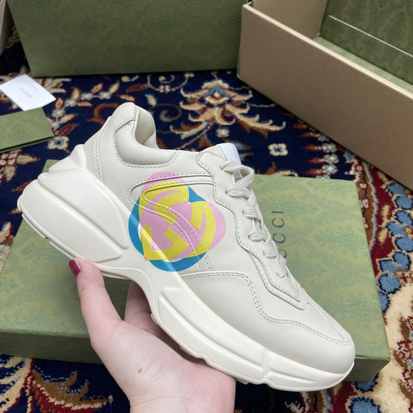 Gucci Women's Rhyton Sneakers - EUR FASHION