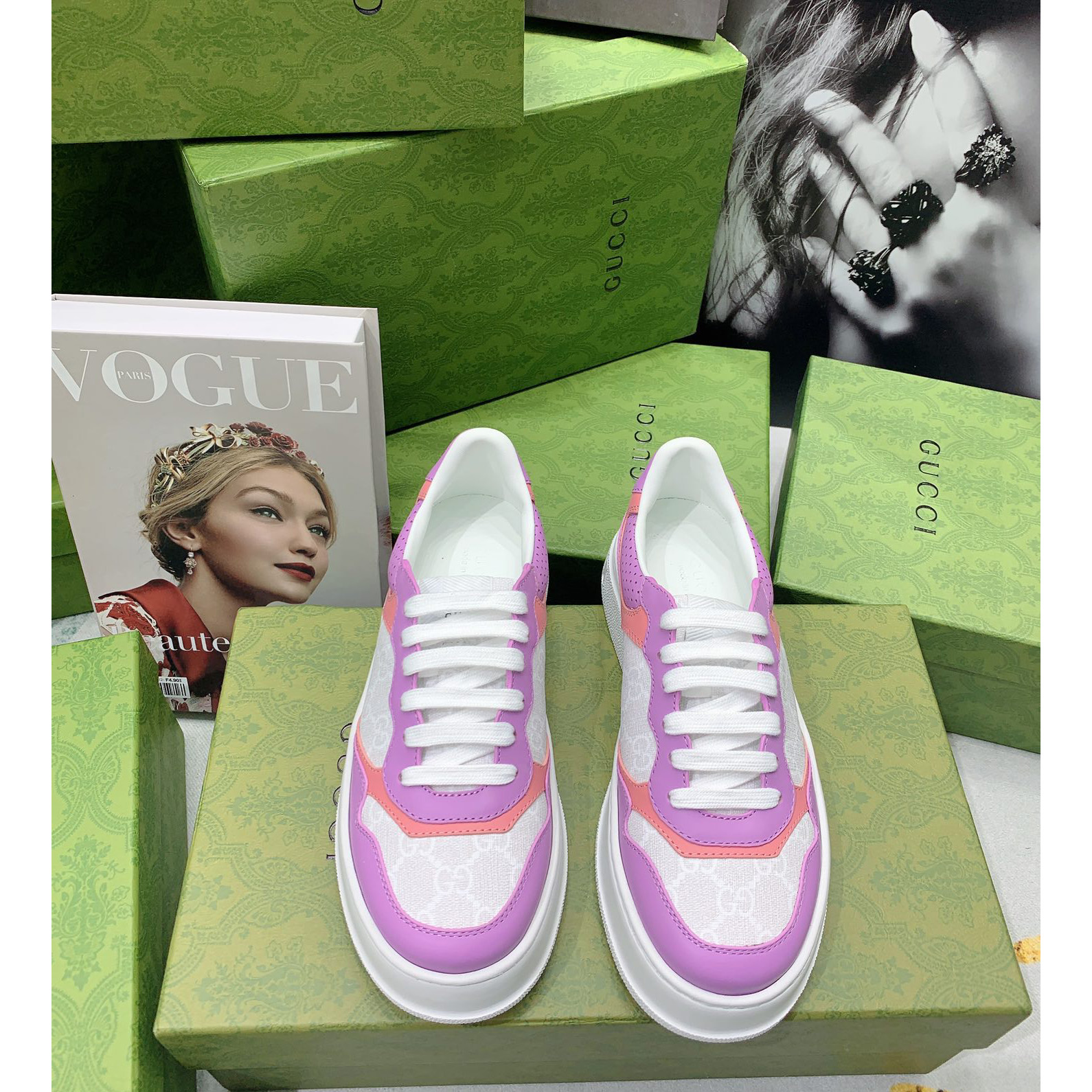 Gucci GG Chunky B SeriesMen's &Women's Sneakers - EUR FASHION