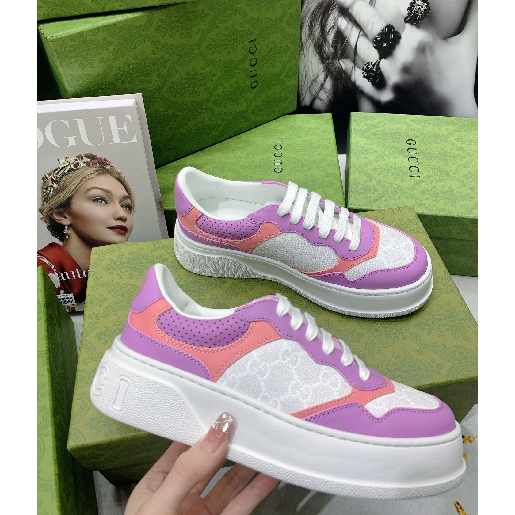 Gucci GG Chunky B SeriesMen's &Women's Sneakers - EUR FASHION