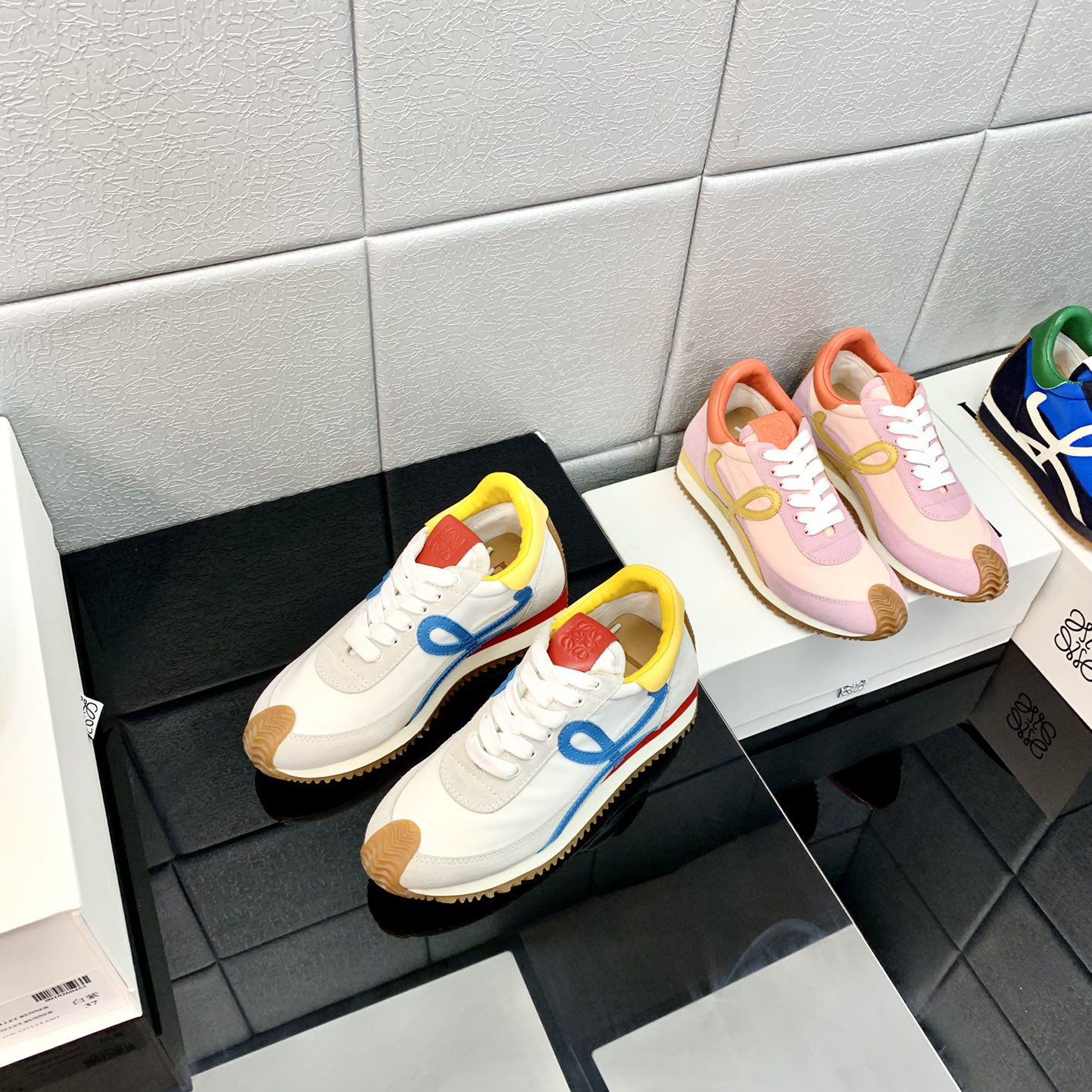 Loewe Flow Runner In Technical Mesh And Suede - EUR FASHION