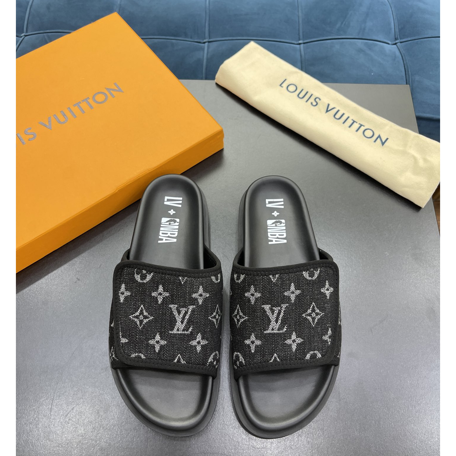 Louis Vuitton x NBA Monogram Slipper - EUR FASHION