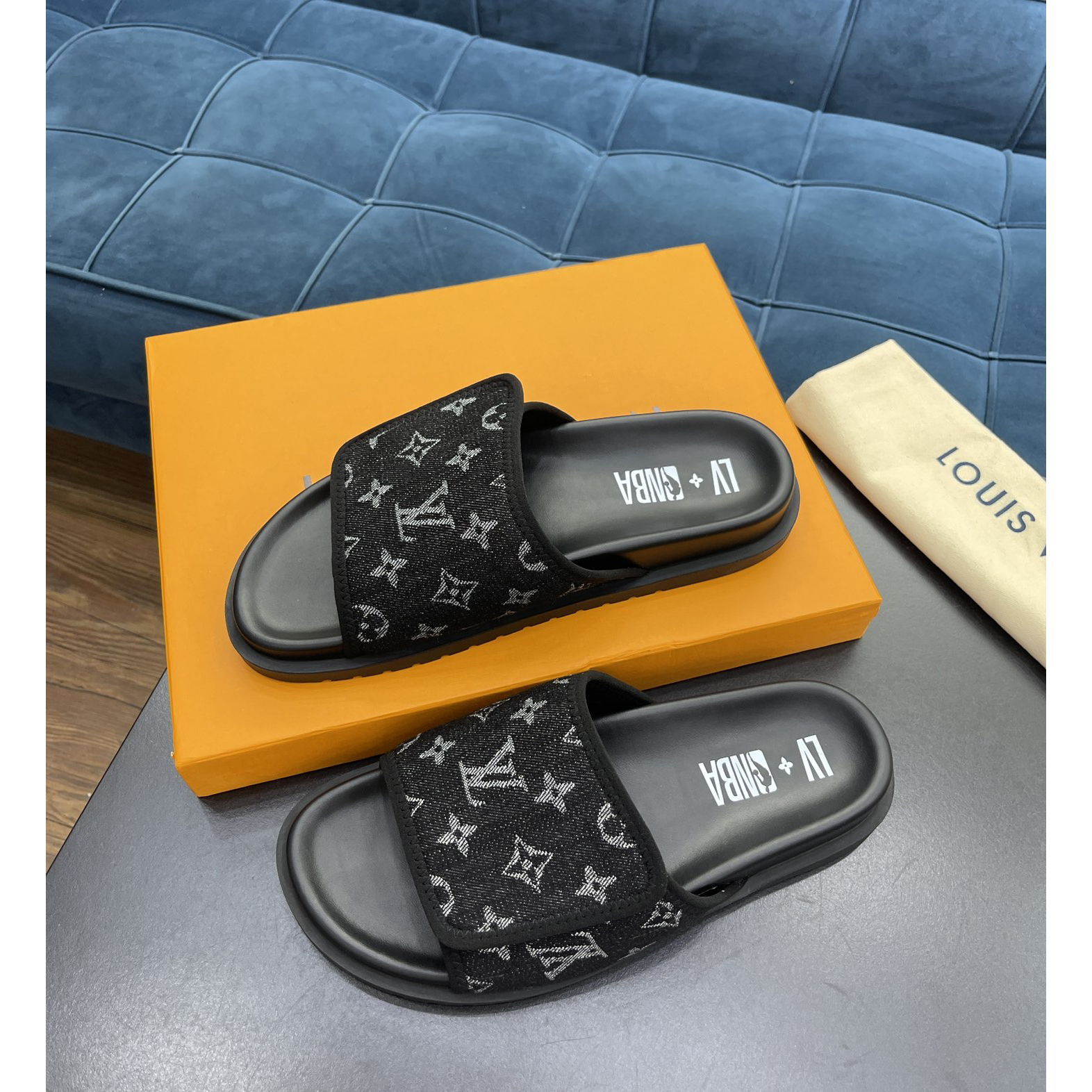 Louis Vuitton x NBA Monogram Slipper - EUR FASHION