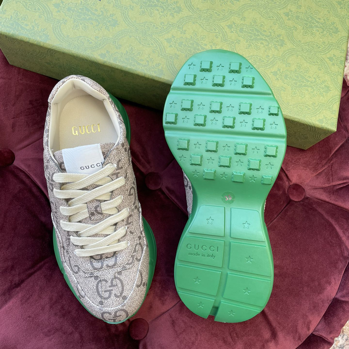 Gucci 100 Special Series Rhyton Sneakers - EUR FASHION