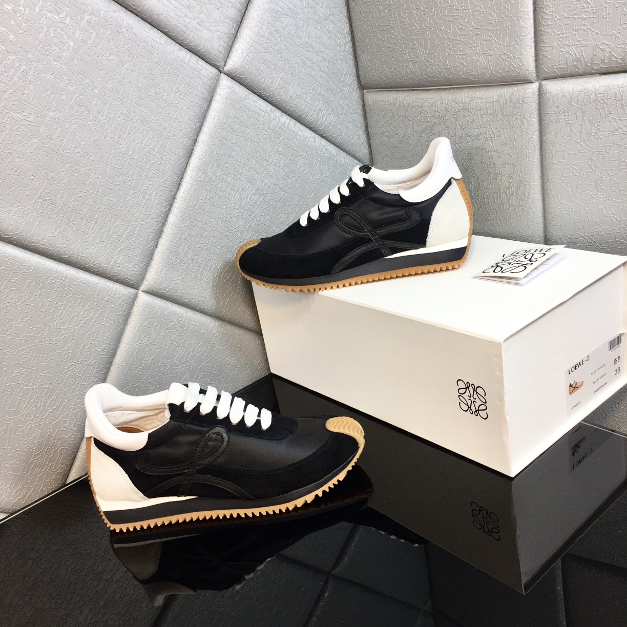 Loewe Flow Runner In Calfskin - EUR FASHION