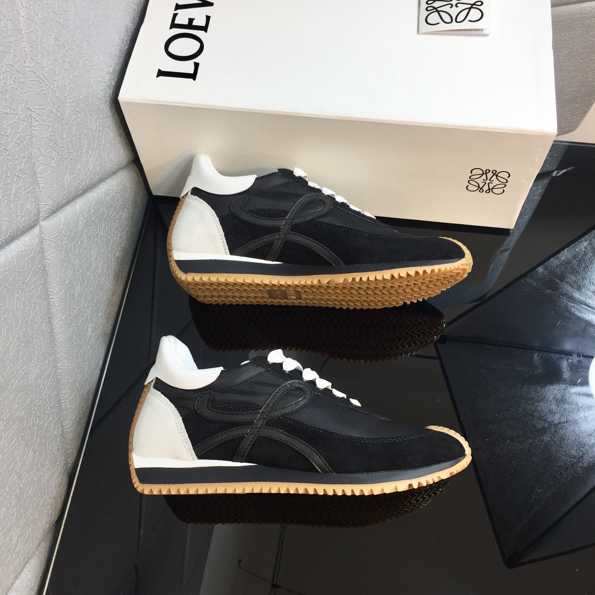 Loewe Flow Runner In Calfskin - EUR FASHION