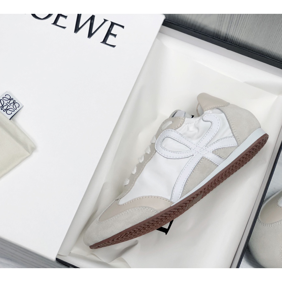Loewe Ballet Runner In Nylon And Calfskin - EUR FASHION