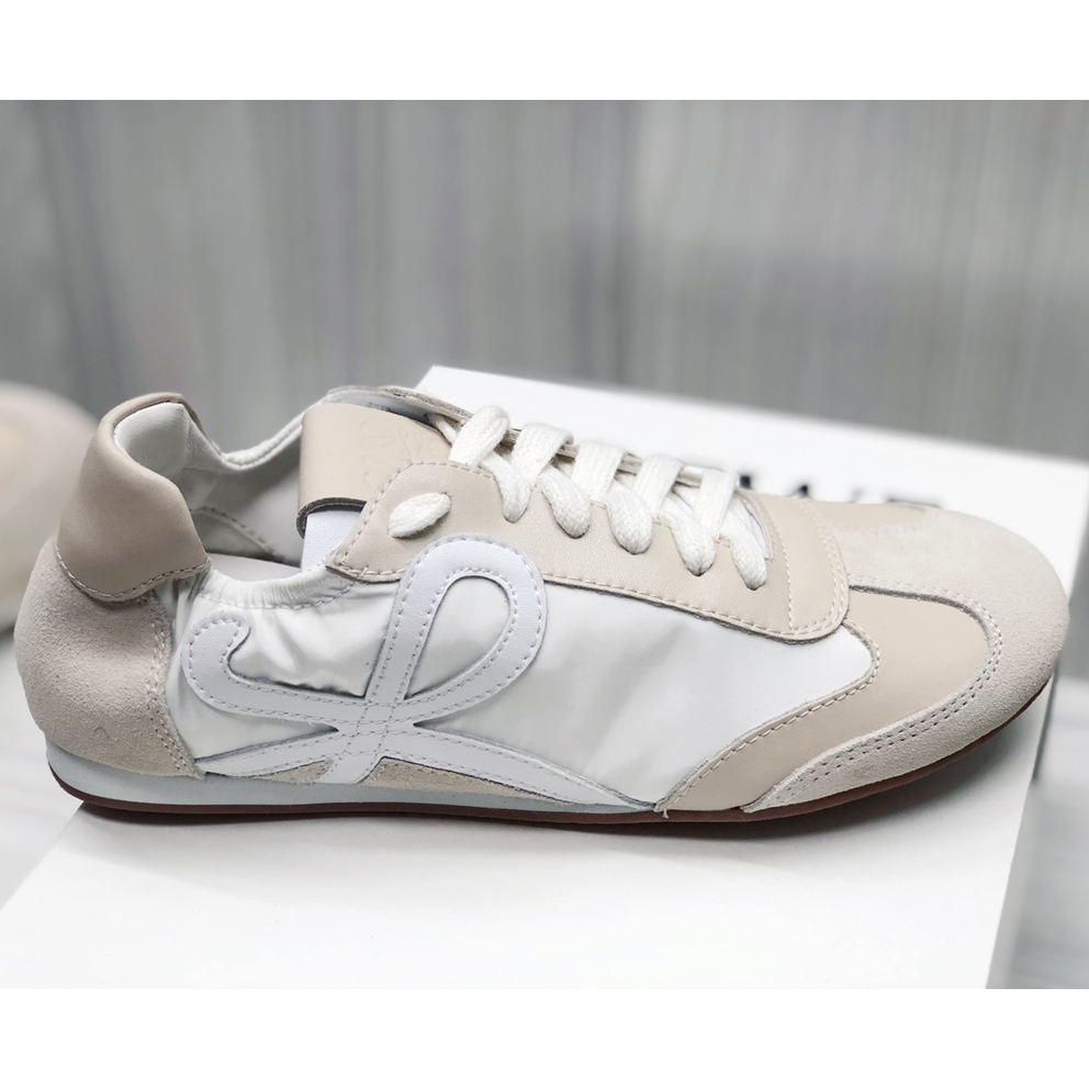 Loewe Ballet Runner In Nylon And Calfskin - EUR FASHION