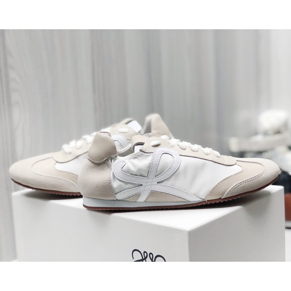 Loewe Ballet Runner In Nylon And Calfskin - EUR FASHION