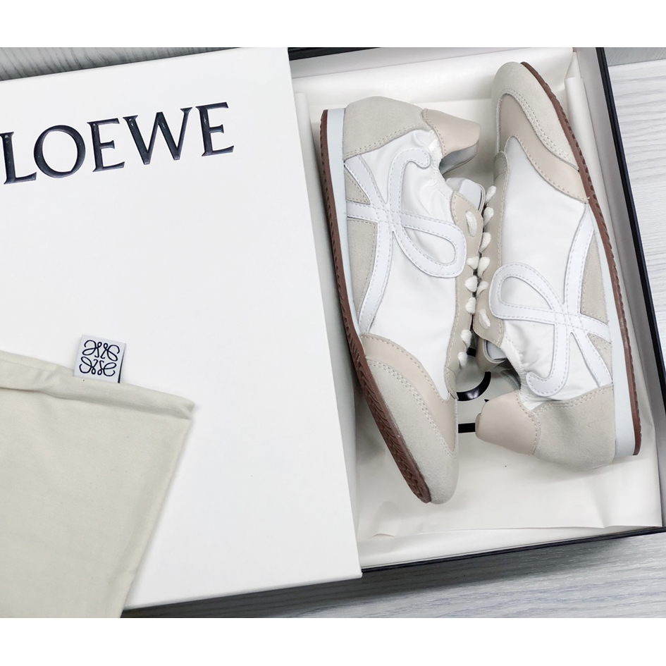 Loewe Ballet Runner In Nylon And Calfskin - EUR FASHION