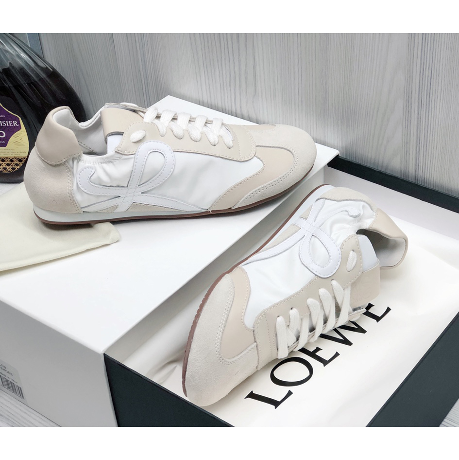 Loewe Ballet Runner In Nylon And Calfskin - EUR FASHION