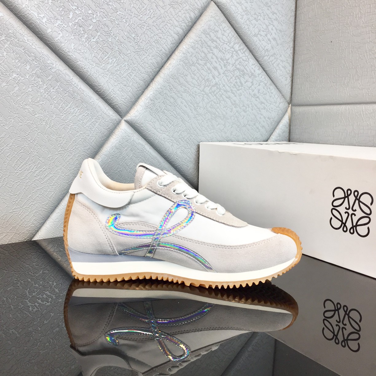 Loewe Flow Runner In Calfskin - EUR FASHION