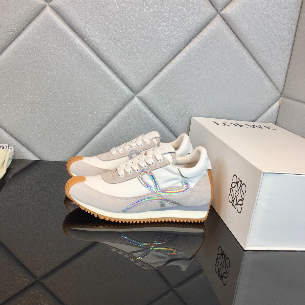 Loewe Flow Runner In Calfskin - EUR FASHION
