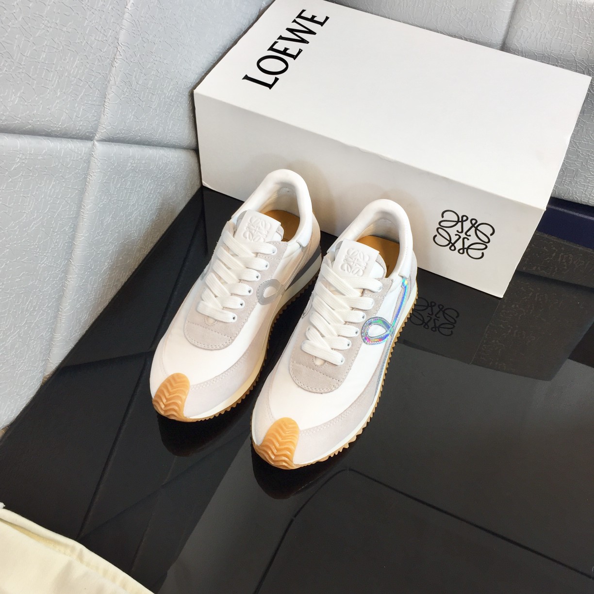 Loewe Flow Runner In Calfskin - EUR FASHION