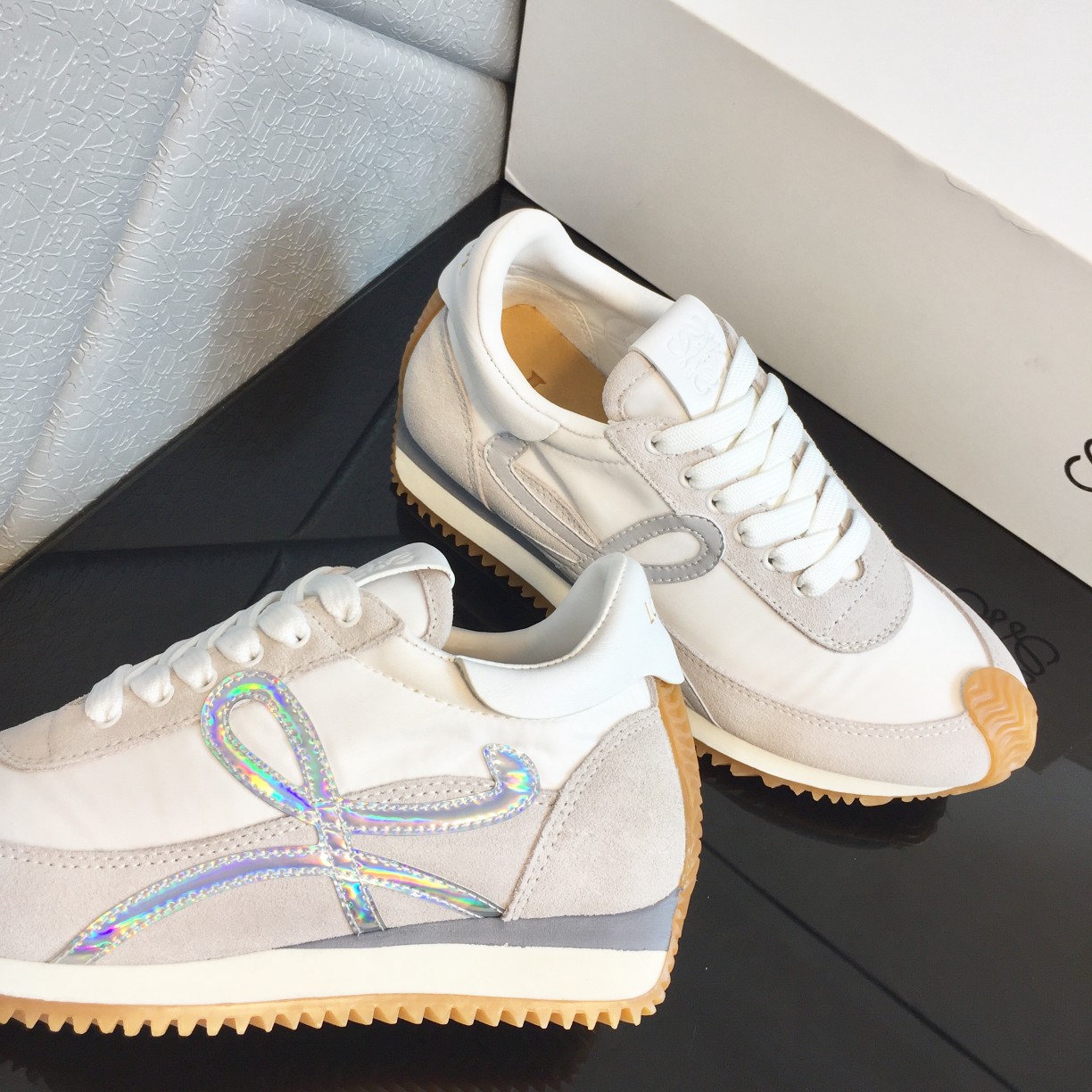 Loewe Flow Runner In Calfskin - EUR FASHION
