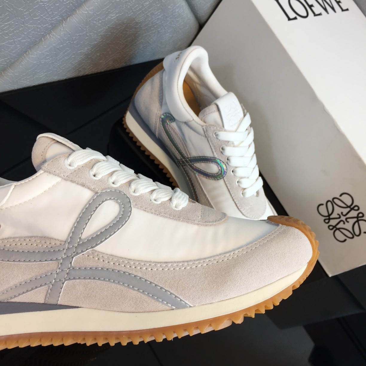 Loewe Flow Runner In Calfskin - EUR FASHION