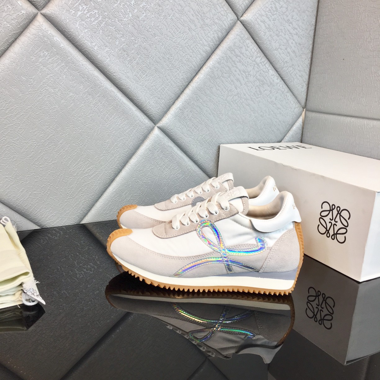 Loewe Flow Runner In Calfskin - EUR FASHION