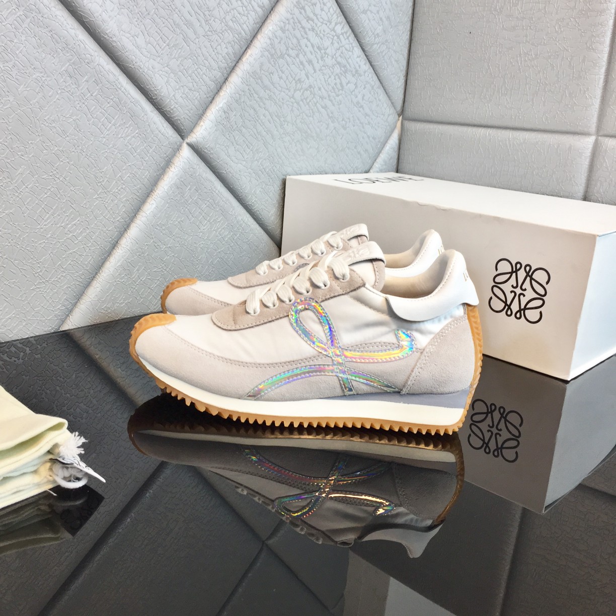 Loewe Flow Runner In Calfskin - EUR FASHION