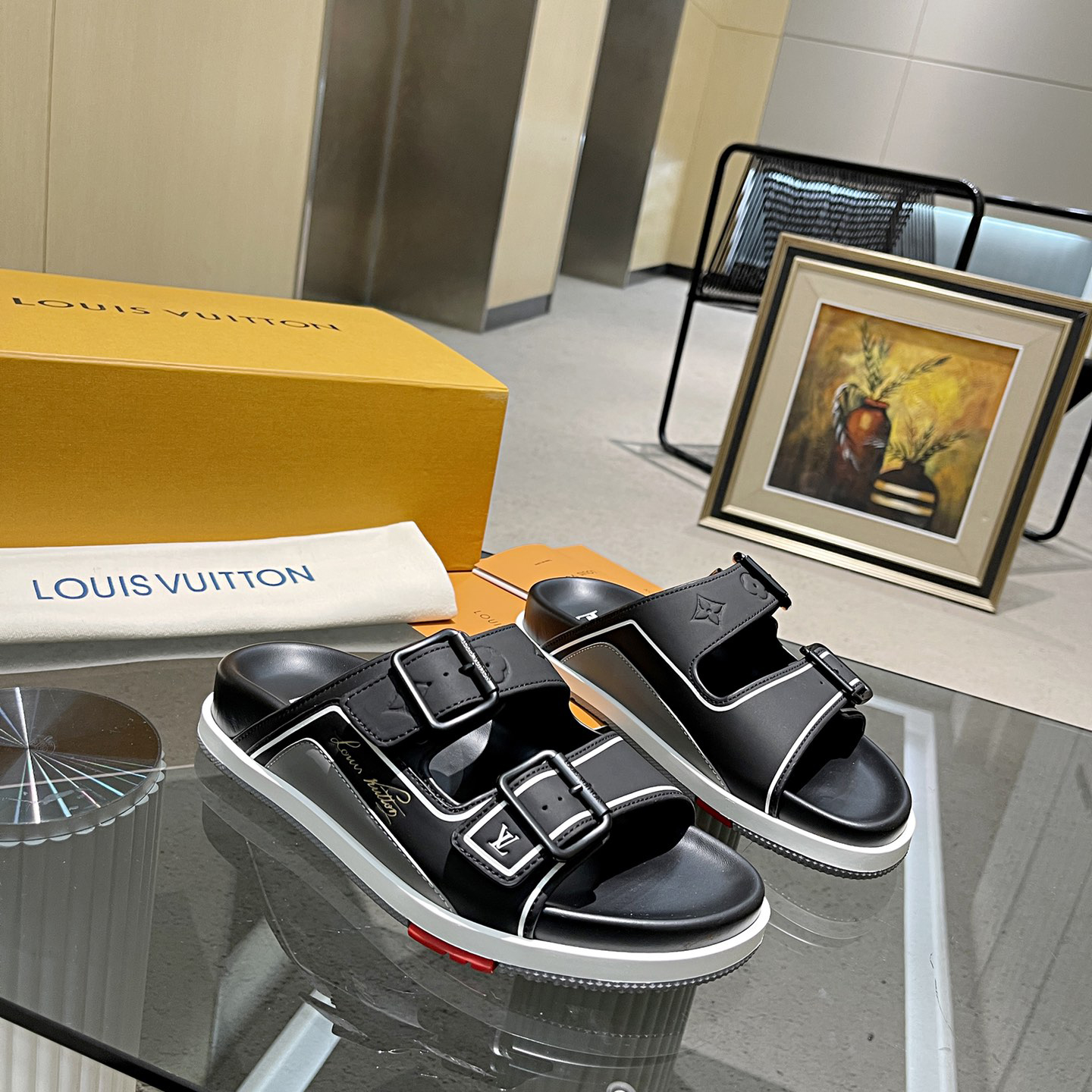 Louis Vuitton Men's Trainer Slippers - EUR FASHION