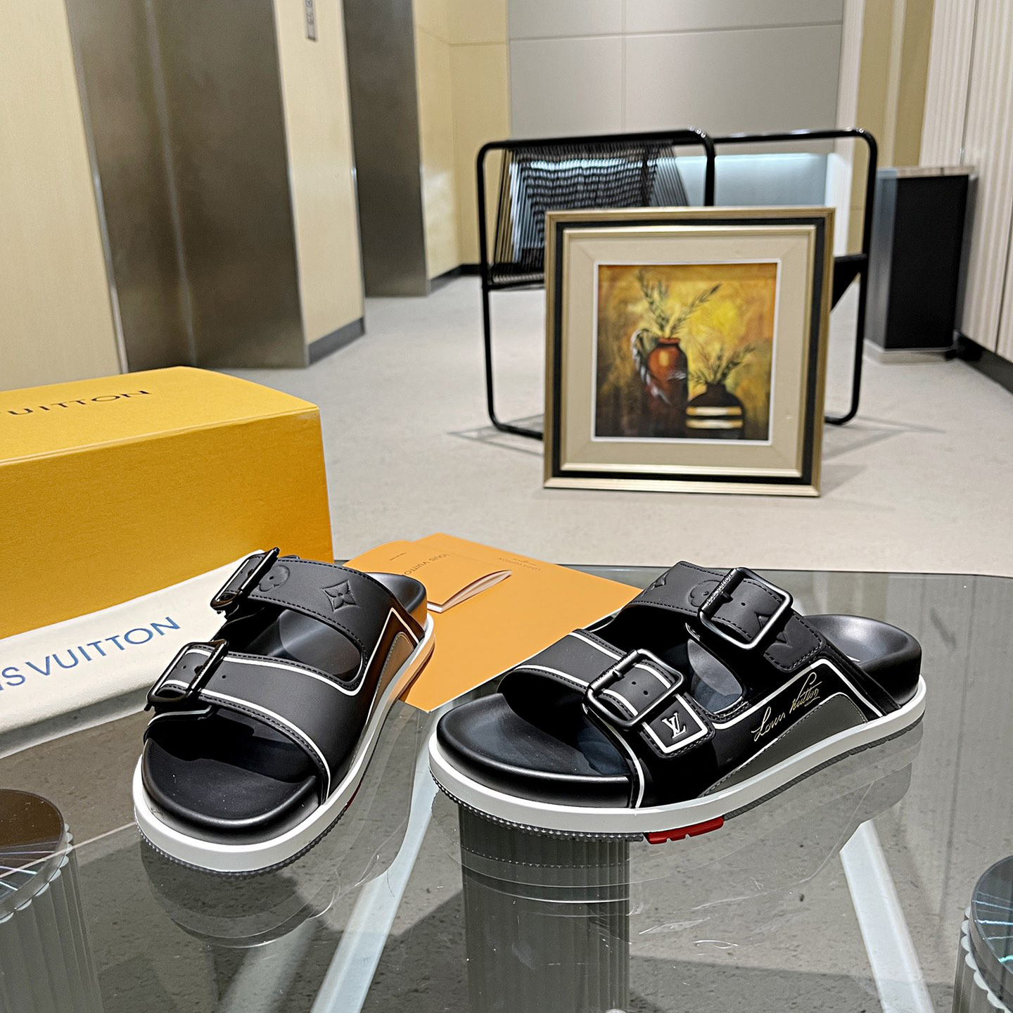 Louis Vuitton Men's Trainer Slippers - EUR FASHION