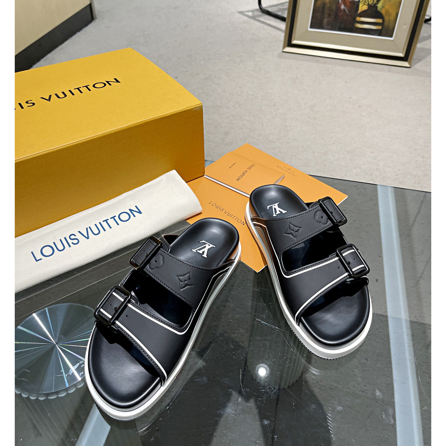 Louis Vuitton Men's Trainer Slippers - EUR FASHION