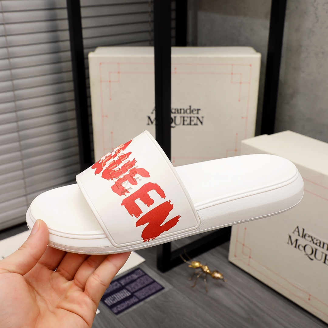 Alexander Mqueen Logo Slipper - EUR FASHION