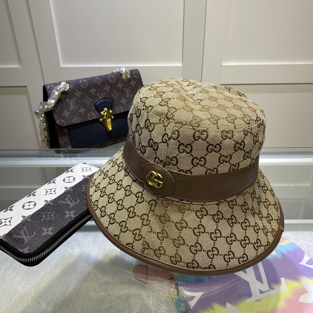 Gucci GG Canvas Bucket Hat    ‎576587 - EUR FASHION