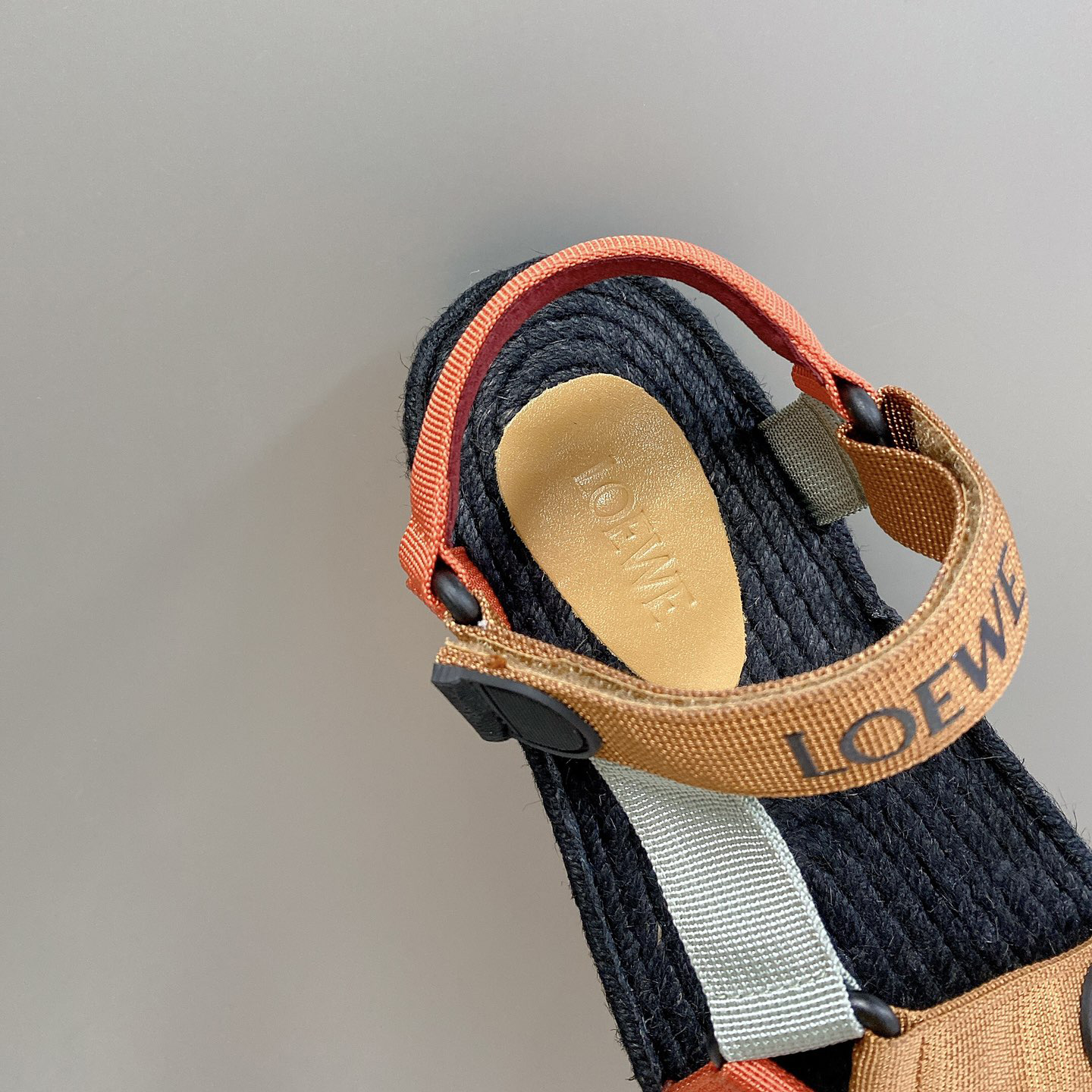 Loewe Strappy Espadrille In Nylon - EUR FASHION