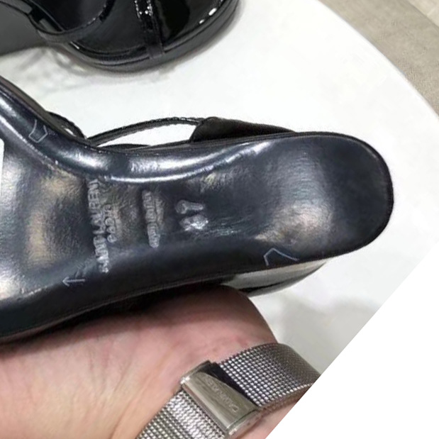 Saint Laurent Cassandra Wedge Espadrilles In Leather With Black Monogram - EUR FASHION