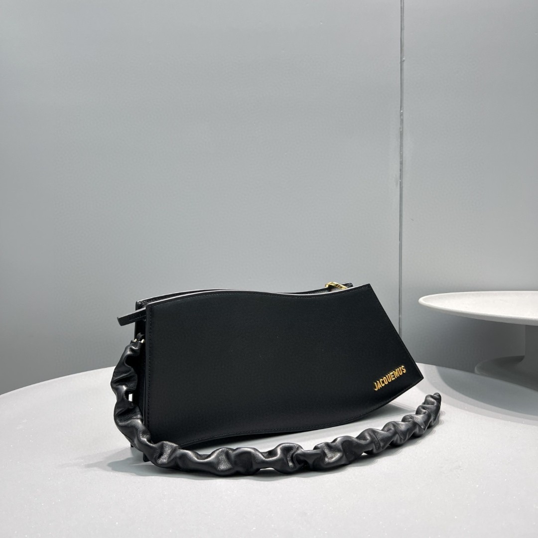 Jacquemus La Vague Ocean Curve Shoulder Bag(33-14.5-6cm) - EUR FASHION