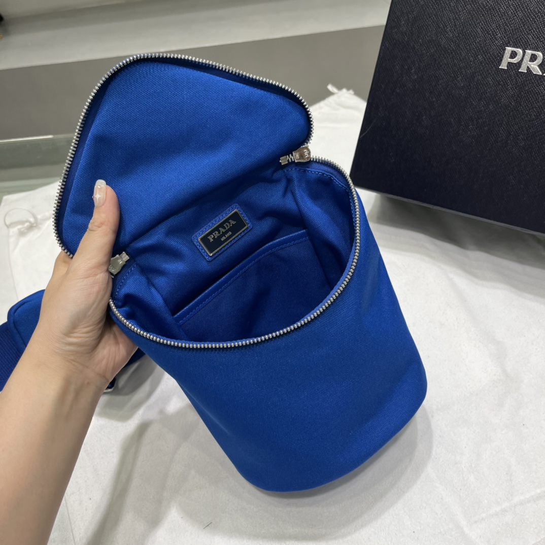 Prada Canvas Shoulder Bag(21-15-15cm)   2VH147 - EUR FASHION
