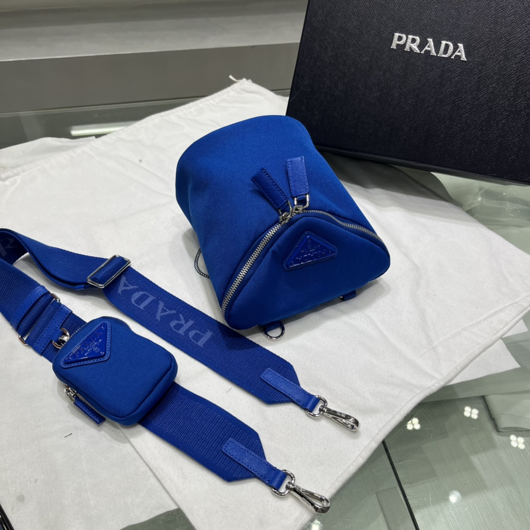 Prada Canvas Shoulder Bag(21-15-15cm)   2VH147 - EUR FASHION