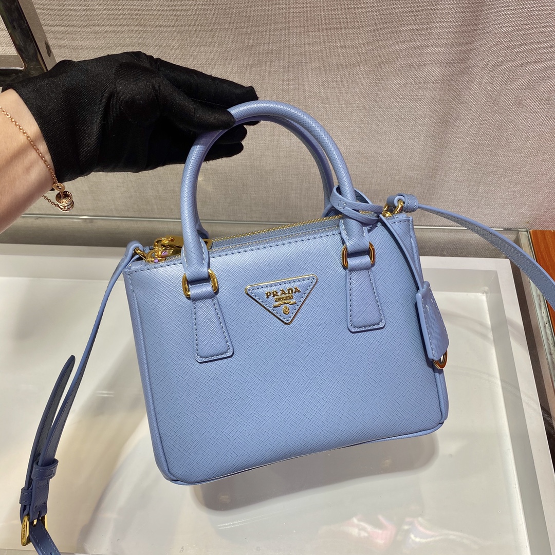 Prada Galleria Saffiano Leather Micro-Bag(20-14.5-9.5cm)   1BA906 - EUR FASHION