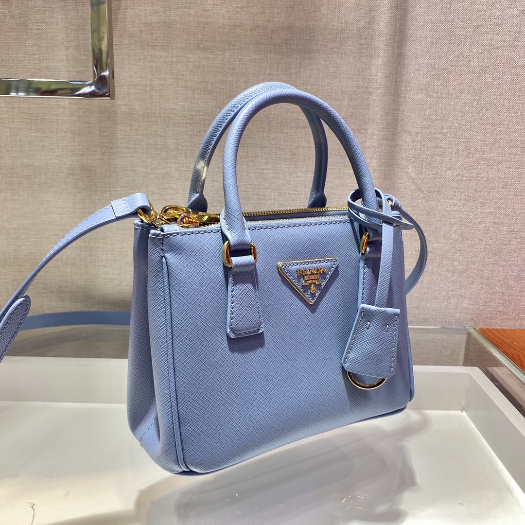 Prada Galleria Saffiano Leather Micro-Bag(20-14.5-9.5cm)   1BA906 - EUR FASHION