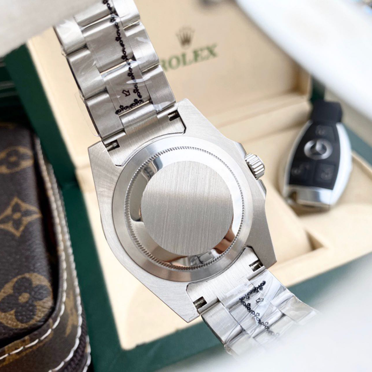 Rolex High Quality Oyster Perpetua Dark Green Dial Watch - EUR FASHION