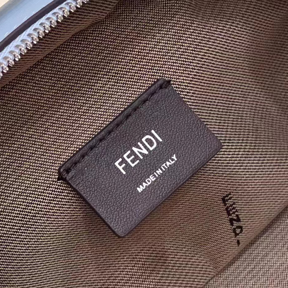 Fendi O’Lock Mini Camera Case Light Blue Leather Mini Bag(21-8-13CM) - EUR FASHION