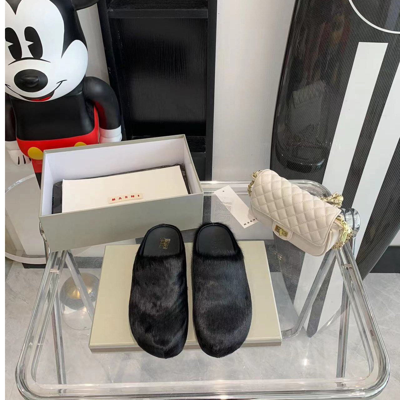 Marni Fussbett Slip-On Flat Mules - EUR FASHION