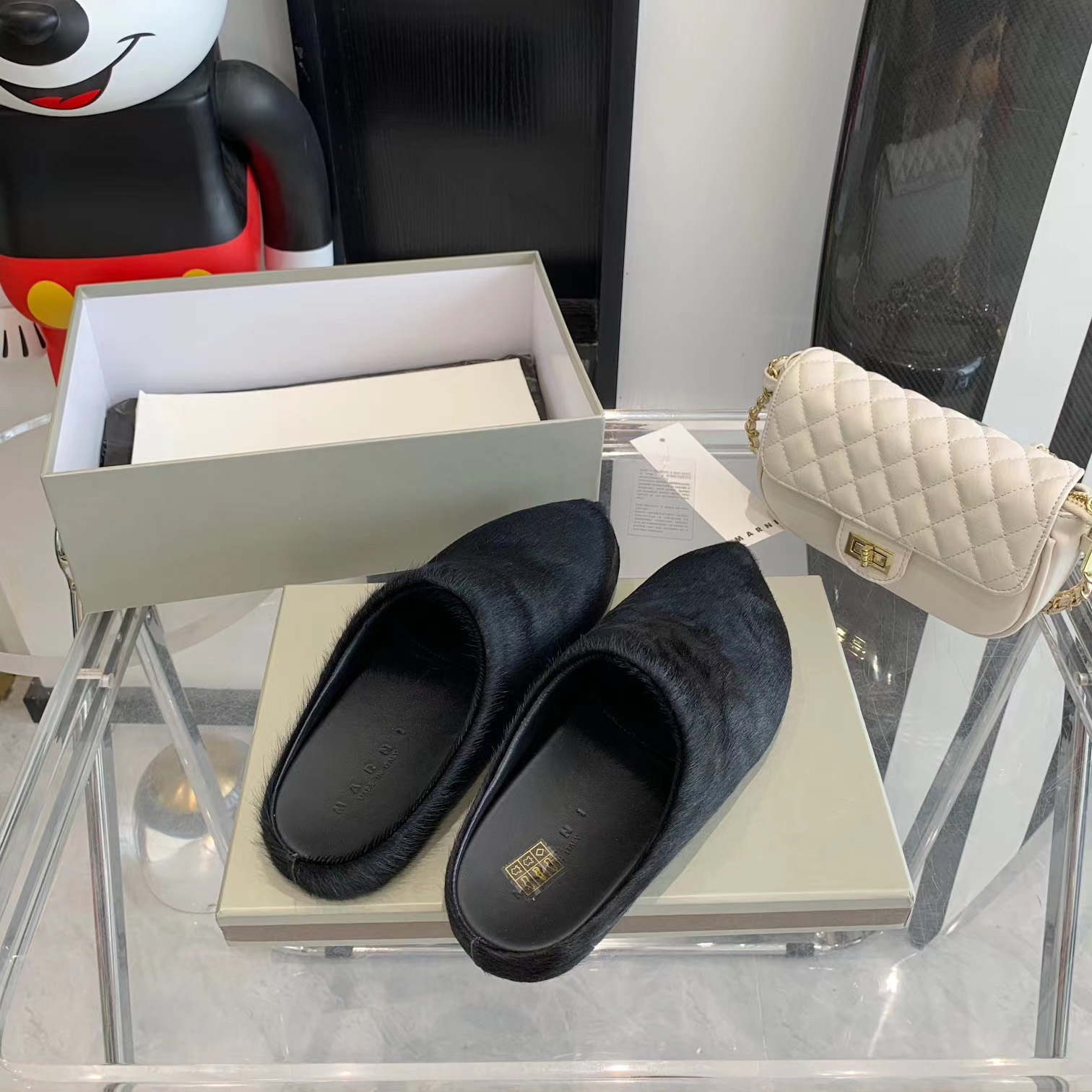 Marni Fussbett Slip-On Flat Mules - EUR FASHION
