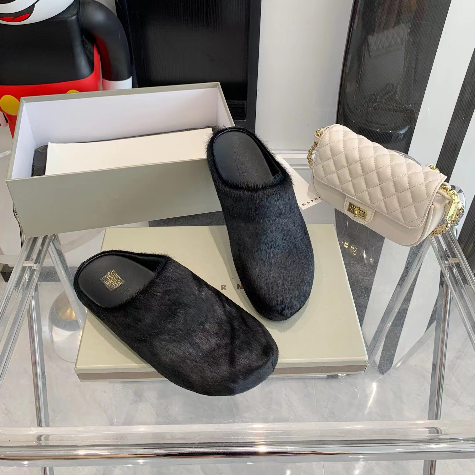 Marni Fussbett Slip-On Flat Mules - EUR FASHION