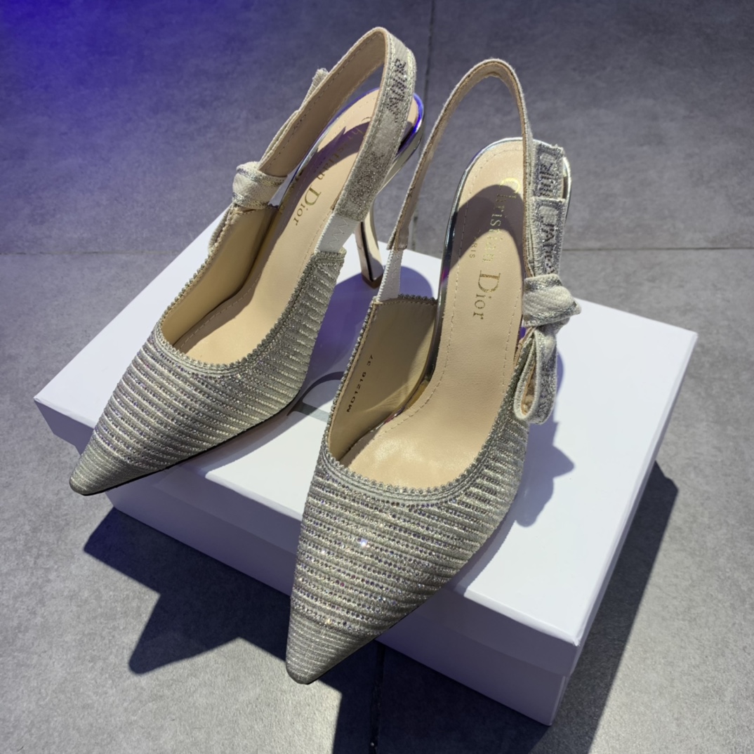 Dior J'Adior Slingback Pump With Heel Height Of 9.5cm - EUR FASHION