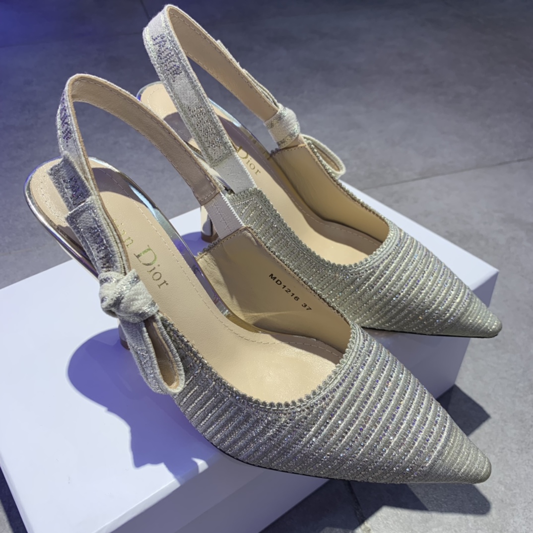 Dior J'Adior Slingback Pump With Heel Height Of 9.5cm - EUR FASHION