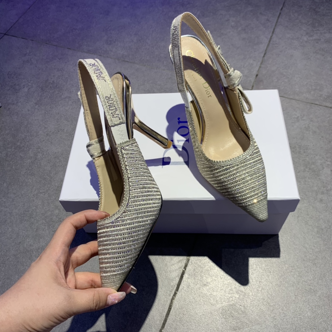 Dior J'Adior Slingback Pump With Heel Height Of 9.5cm - EUR FASHION